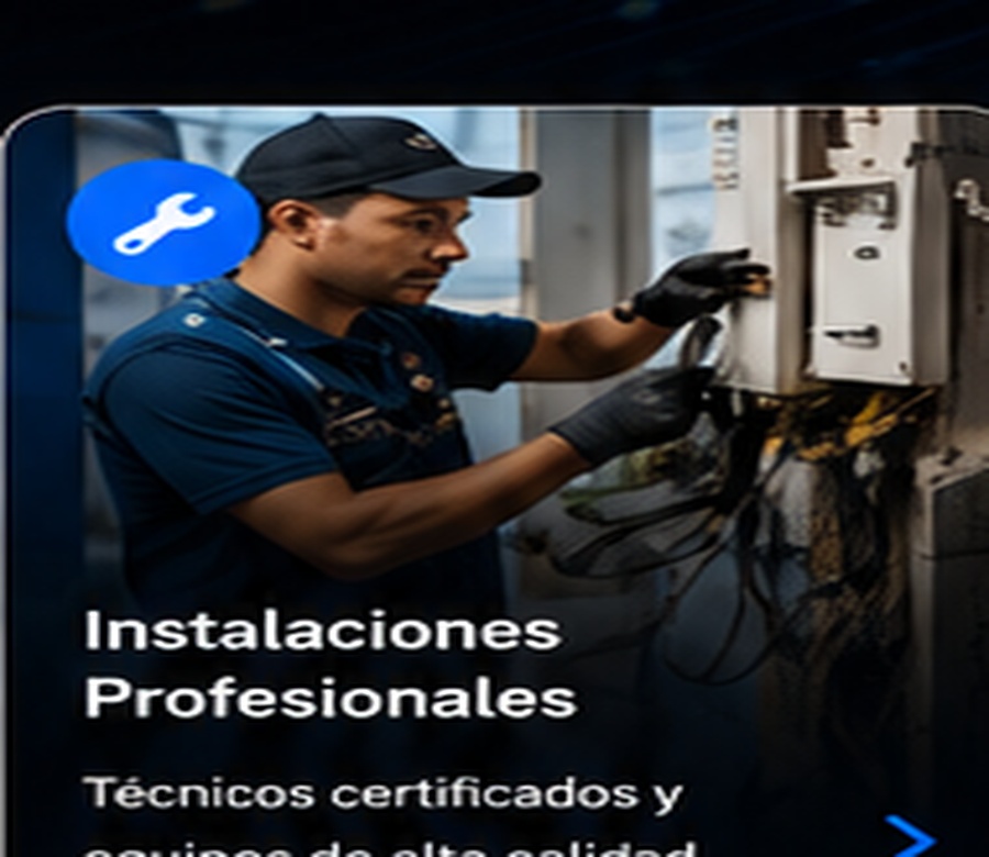 Técnico trabajando en telecomunicaciones